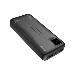 Xwave GoEnergy 20d black Power bank eksterna baterija 20000mAh/PD20W+QC3.0 22.5W/3A/2 xUSB/Type-C - Img 3