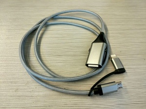 Xwave Kabl USB/OTG Magic USB 2.0 na Micro ,lightning 1m - Img 2