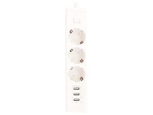 Xwave PS 3/3 Produžni naponski kabl sa 3 utičnice i 3 USB,Dužina 1,8m - Img 3