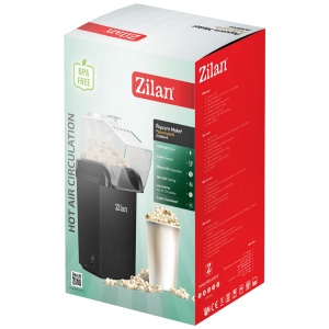 Zilan Aparat za kokice, 1200 W, crni - ZLN8045 - Img 4
