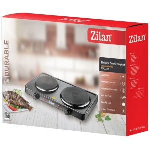ZILAN ZLN2181 ELEKTRIČNI REŠO 2 RINGLA 15,5 I 18,5CM 2500W CRNI - Img 2