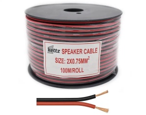 Zvučnički kabl 2x0.75mm Kettz ZK-075 100mROL