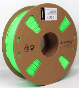 3DP-PLA1.75-01-FG PLA Filament za 3D stampac 1.75mm, kotur 1KG plamen sjajan Green - Img 1