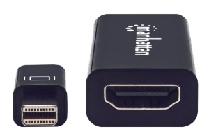 Adapter Manhattan 151528 Mini DisplayPort/M - HDMI 1080p Crni - Img 3