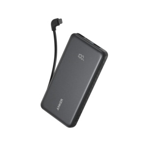 ANKER Power Bank Zolo 20000mAh 22.5W integrisan USB-C kabl CRNI