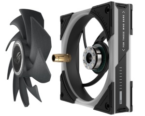 ASUS ROG EURUX GR120 FAN ARGB REVERSE BLACK 3IN1 crni ventilator