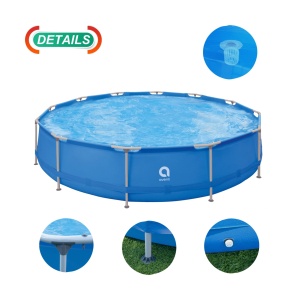 AVENLI Porodični bazen sa metalnom konstrukcijom set okrugli 427x84cm 17800EU - Img 2