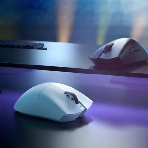 Bežični miš RAZER DeathAdder V3 Pro - bela 30000 DPi RZ01-04630200-R3G1 - Img 3