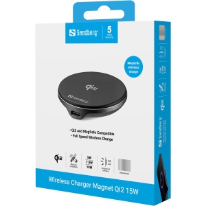 Bežični punjač Sandberg Maget 441-61 15W Qi2/MagSafe - Img 4