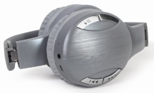 BTHS-01-SV Gembird Bluetooth stereo Slusalice sa mikrofonom, Silver