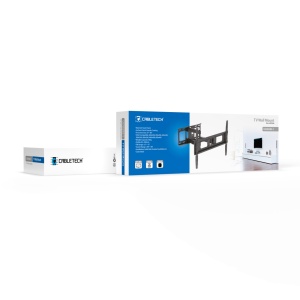 CABLETECH Zidni zglobni nosač za TV 37-86" do 50kg VESA Max. 600x400 UCH0205-1 - Img 2