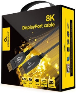 CC-DP8K-AOC-20M Gembird Active Optical Cables (AOC) DisplayPort v.1.4 (8K@60Hz/4K@120Hz) 20m - Img 3