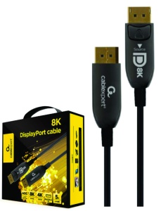 CC-DP8K-AOC-5M Gembird Active Optical Cables (AOC) DisplayPort v.1.4 (8K@60Hz/4K@120Hz) 5m - Img 2