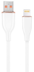 CC-USB2S-AM8PM-1.5M-W Gembird Premium silicon 8-pin cable charging and data cable, 1.5 m, white - Img 2