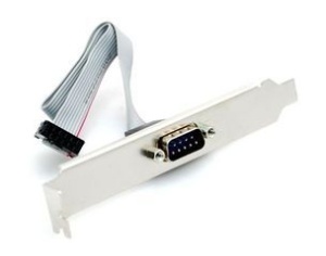 CCDB9RECEPTACLE Gembird DB9 serial port receptacle on bracket - Img 2