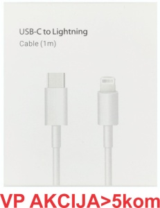 CCP-AMCM-AMLM-1.0M ** Gembird 20W PD kabl USB-C na Lightening 8-pin, USB 3.0, 1m, white (167) - Img 2