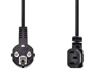 CEGL10020BK20 Kabl za napajanje racunara C13 pod uglom 2m - Img 2