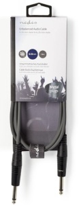 COTH23000GY15 Mono audio kabl, 6.35 mm Muski na 6.35 mm Muski, Nickel Plated, 1.50 m, Okrugli, PVC