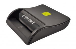 CRDR-CT400 ** Gembird Smart card reader USB 2.0 Citac za licne karte, saobracajne, bankarske (599) - Img 2