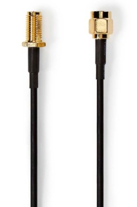 CSGL02210BK50 RP SMA Muski na RP SMA zenski, Gold Plated, 50 Ohm 5m