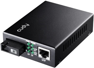 Cudy MC100GSB-20B 10/100/1000 Gigabit Ethernet Media Converter WDM BiDi, TX1550nm RX1310nm - Img 2
