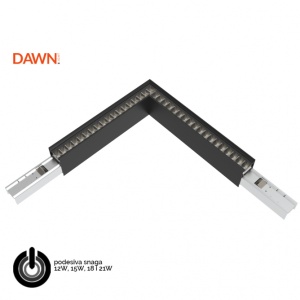 DAWN LED SVETILJKA LL40 L(90°) 21/18/15/12W CCT CRNA - Img 2