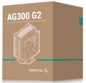 DeepCool AG300 G2,3-Heatpipe Single Tower CPU kuler,12 V,100×94×125 mm,2300 RPM,LGA1851/1700,AM5/AM4 - Img 2