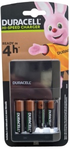 Duracell CEF14 PUNJAC + punjive baterije 2xAA NiMH 1300mAH+ 2xAAA 750mAh( Hi speed 4h, auto-OFF) - Img 2