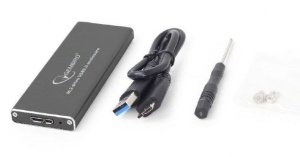 EE2280-U3C-01 Gembird Kuciste za M.2 za sata SSD (NGFF) memoriju USB3.0 black - Img 2