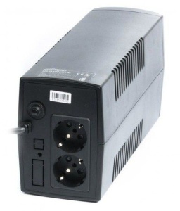 EG-UPS-B650 Gembird 650VA 390W AVR UPS, 2 x Shuko output sockets, black - Img 2