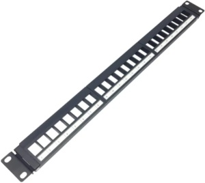 ExeLink Patch Panel cat5e 24P 19 1U bez modula sa nosacem kabla - Img 2