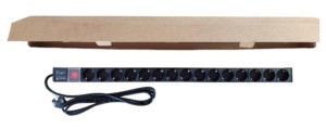 ExeLink Razvodni PDU panel za rack 19 in, sa 15 uticnih mesta, kabl 2m (aluminijum)