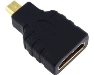 FAST ASIA Adapter Micro HDMI (M) - HDMI (F) crni - Img 1