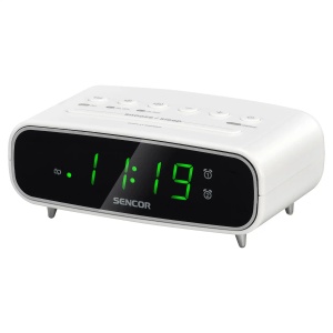 Fm radio sa digitalnim prikazom vremena SENCOR SRC 2600 W beli - Img 1