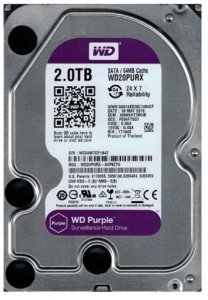 HDD 3.5 * 2TB WD20PURX WD Purple 24/7 5400RPM 64MB SATA3 - Img 2