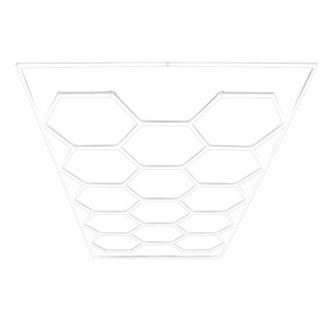 Hexagon Led tube 14 heads 6500K 706W lights tube: 1200mm 12pcs+ 440mm 57pcs 100-110LM/W