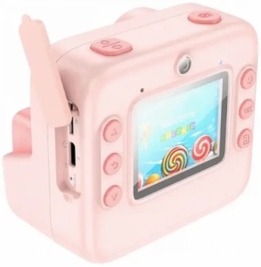 hoco. Deèija kamera sa štampaèem, 2 inèa IPS LCD, 720p, microSD - DV200 Pink - Img 2