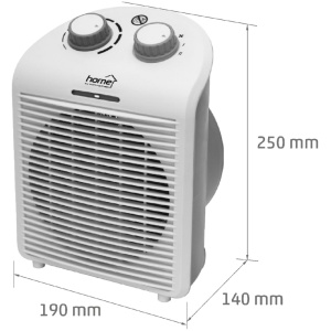 home Grejalica sa ventilatorom, maks. 2000 W, termostat - FK1G - Img 2