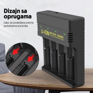 Inteligentni punjač za Li-Ion akumulatore 4 kom. MS-5D84H - Img 2