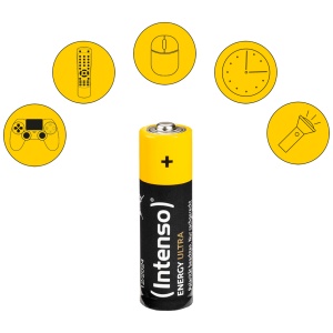 (Intenso) Baterija alkalna, AAA LR03/4, 1,5 V, blister 4 kom - Img 2