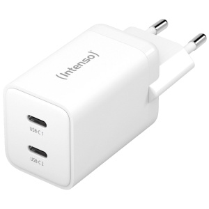 (Intenso) Punjač kućni, brzi, 2 x USB-C, 3A, 40W - Power Adapter W40CC GaN - Img 2