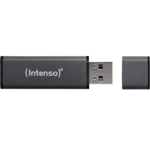 (Intenso) USB Flash drive 32GB Hi-Speed USB 2.0, ALU Line - USB2.0-32GB/Alu-a - Img 2