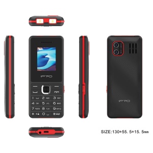IPRO A33 black-red Feature mobilni telefon 2G GSM/2500mAh/32MB/Dual-SIM/Srpski jezik - Img 2
