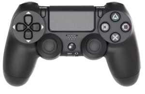 JPD-Wireless-Thrillershock PC/PS4 BLACK Gembird Bezicni gamepad sa dvostrukom vibracijom v2 - Img 2