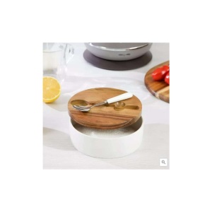 KASSEL KS93557 POSUDA ZA ŠEĆER SA KAŠIČICOM PORCELAN - Img 1