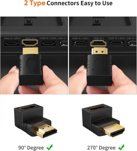 Kettz HA-K2704 HDMI adapter ugaoni 270° 4K