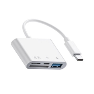 Kettz Tip C čitač kartica 4in1 1*USB3.0+1*TF+1*SD+1*TIP C