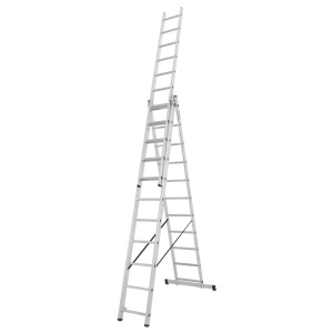 KRAUSE Corda Trodelne Aluminijumske Merdevine 3x11 - 6,45m - Img 1