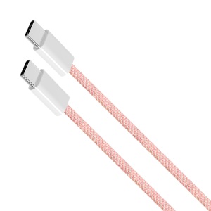 KRUGER&MATZ USB-C na USB-C kabl za brzo punjenje i prenos podataka, 60W, dužina 1 m, boja roza, model KM1271-1P - Img 3