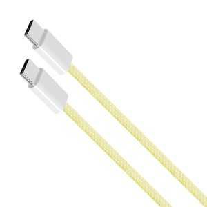 KRUGER&MATZ USB-C na USB-C kabl za brzo punjenje i prenos podataka, 60W, dužina 1 m, boja žuta, model KM1271-1Y - Img 3